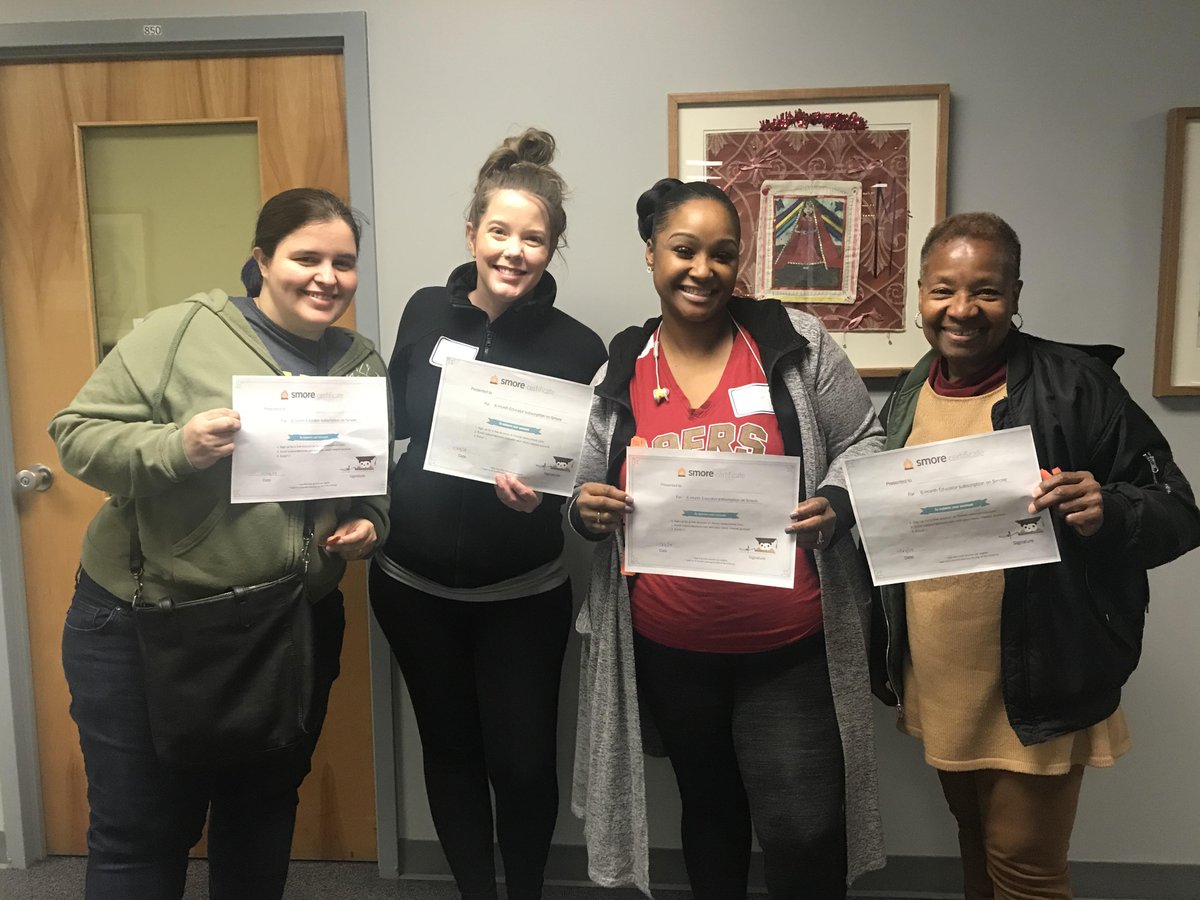 Congratulations to our Edcamp attendees who won 6 month Educator subscription to @SmorePages!