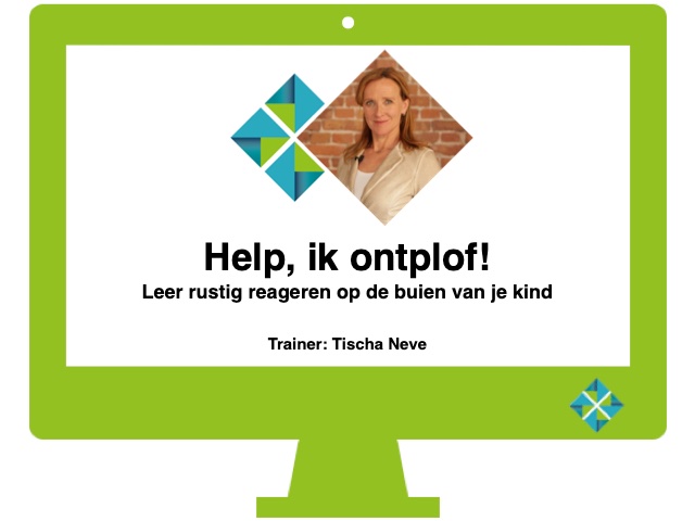 Leer rustig reageren op de buien van je kind. Volg nu de online cursus #Helpikontplof van opvoedingsexpert <a href="/tischaneve/">Tischa Neve</a> bit.ly/2Y1ABZ9  @opvoedcursussen