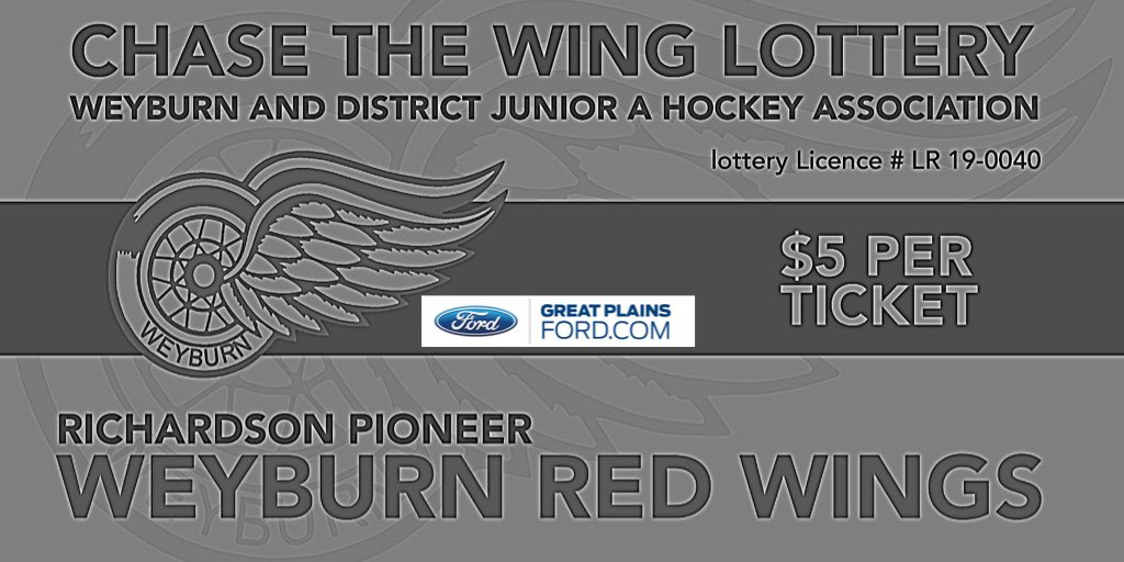 Thank you <a href="/greatplainsford/">Great Plains Ford</a> for partnering with Weyburn Red Wings! Stop by Great Plains today 3:30-5:30pm to meet Braden Birnie and Joseph Young! The boys will have Chase the Wing tickets! #OurTownOurTeam #weyburnredwings