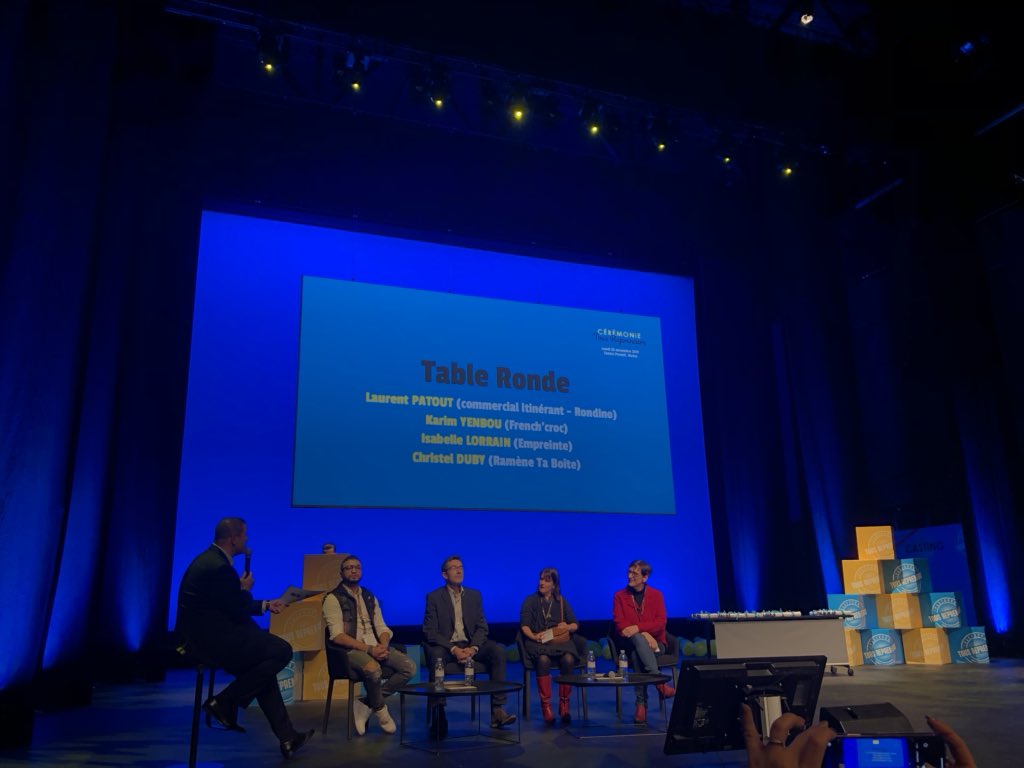 Cérémonie @TousRepreneurs à Nancy : des candidats témoignent de leur parcours. #BanqueKolb fière d’accompagner cette association au service de l’entreprenariat.