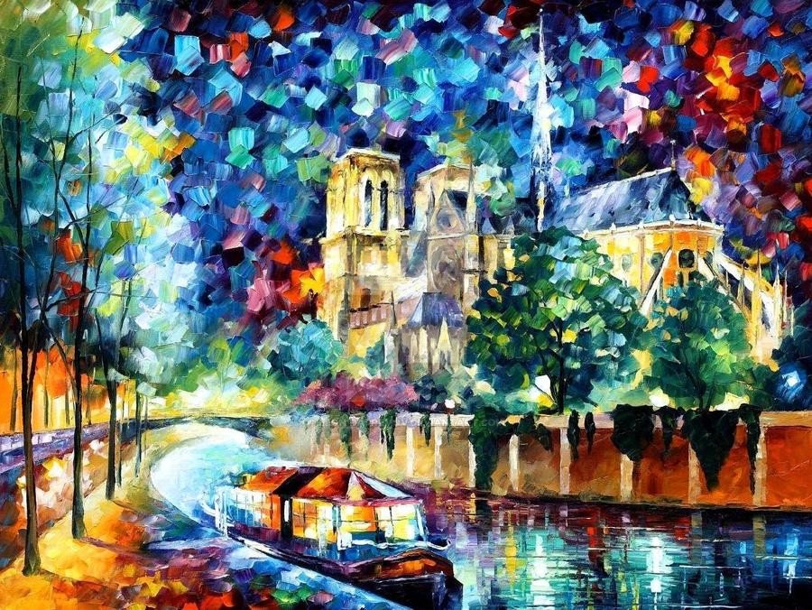 River of Paris by Leonid Afremov deviantart.com/leonidafremov/…