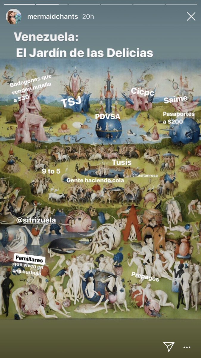 methtanazul's tweet photo. Vi esta genialidad en Instagram, la comparto por acá. Y por si quedaba duda un @methtanazul representa todo lo que está en la parte superior de la pintura. https://t.co/orUE6E5ivb
