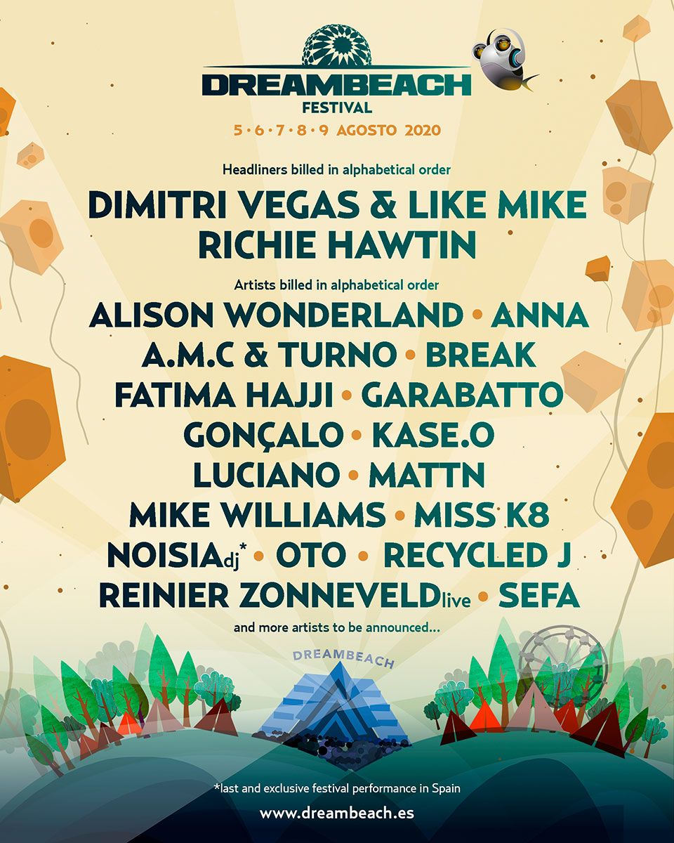 🙌 SORTEO ABONO 🙌 ¿Te quieres venir gratis al paraíso de la música? Pulsa RT y síguenos.
¡Así queda el cartel de tras las últimas confirmaciones! No encontrarás nada igual 🧡 Es único, es Dreambeach 😍