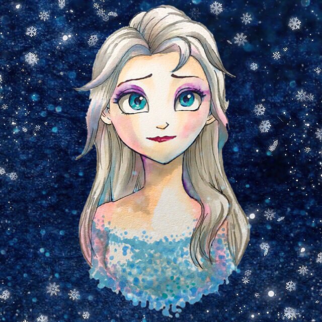 ベスト50 女王エルサ 手書き アナ雪 イラスト かわいい 簡単 すべてのイラスト画像