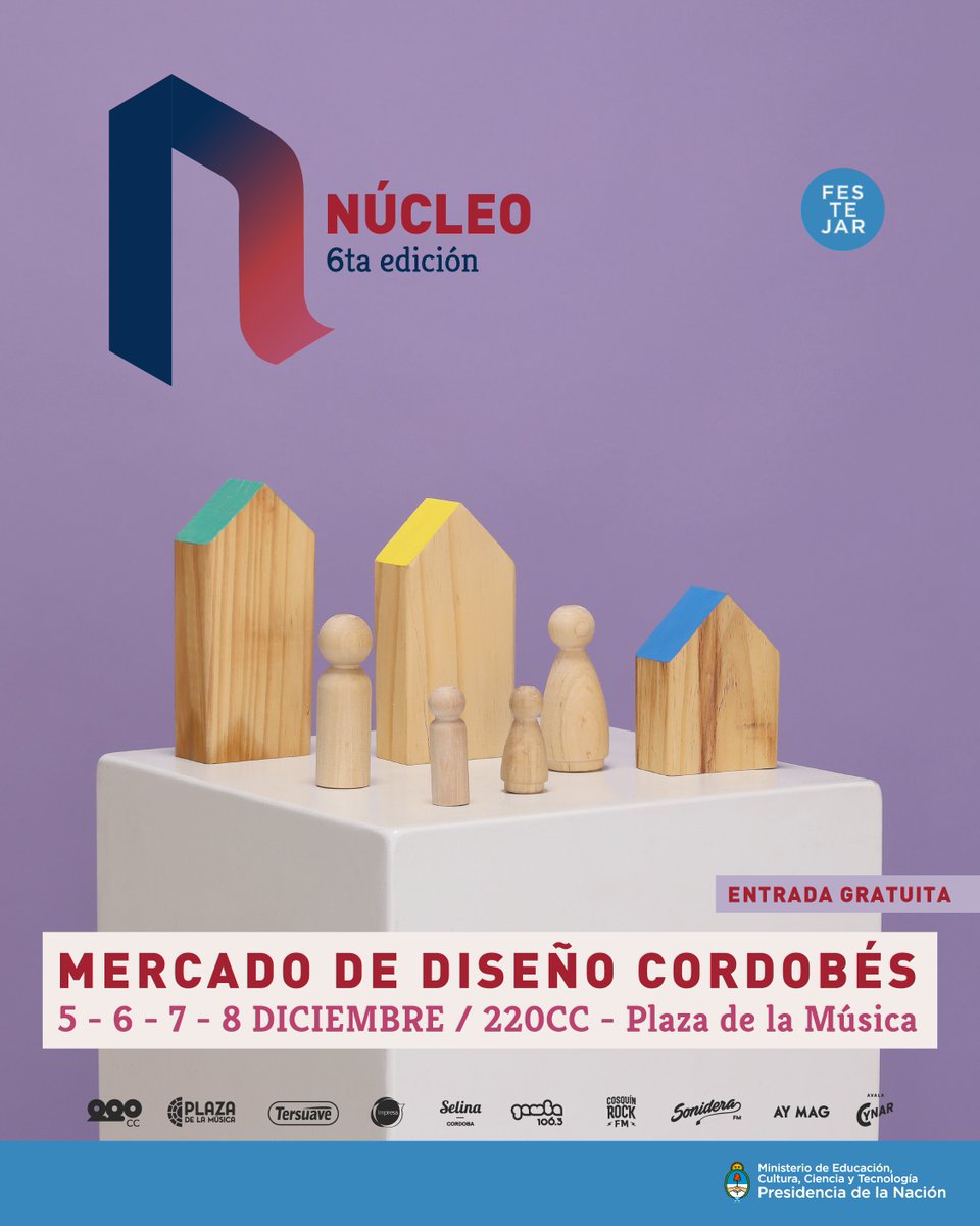 220_CC's tweet photo. Vuelve la feria de diseño más encendida de esta ciudad
🔥👜🔥📒🔥🍶🔥📸
5, 6, 7, 8 DICIEMBRE #Núcleo6 en #220cc
@PlazaDeLaMusica
🎫 ENTRADA LIBRE Y GRATUITA 🌟
Más de 60 marcas de indumentaria, joyería, mobiliario, juguetes, iluminación, objetos, editorial y más. https://t.co/7XasuYXmRa
