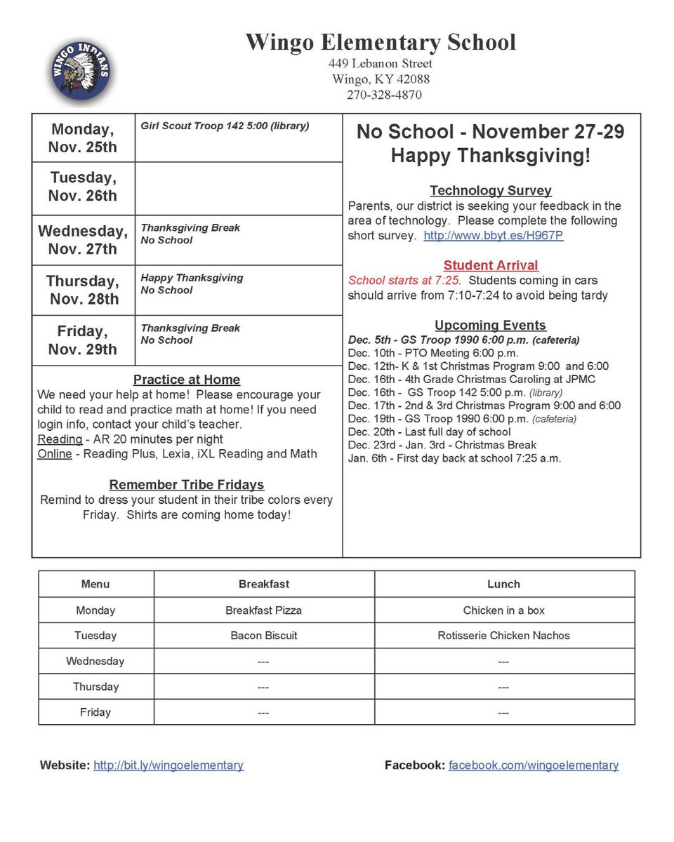 Wingo Elementary School tweet media