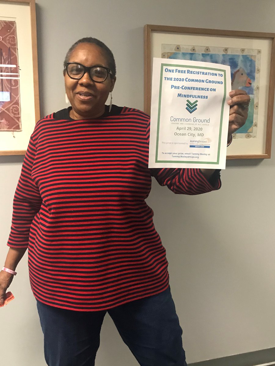 Zen moment!  Congratulations our winner of a free registration to the 2020 pre-conference at Common Ground MD.  Thank you, <a href="/LFMaryland/">LF_Maryland</a> for sponsoring this prize.