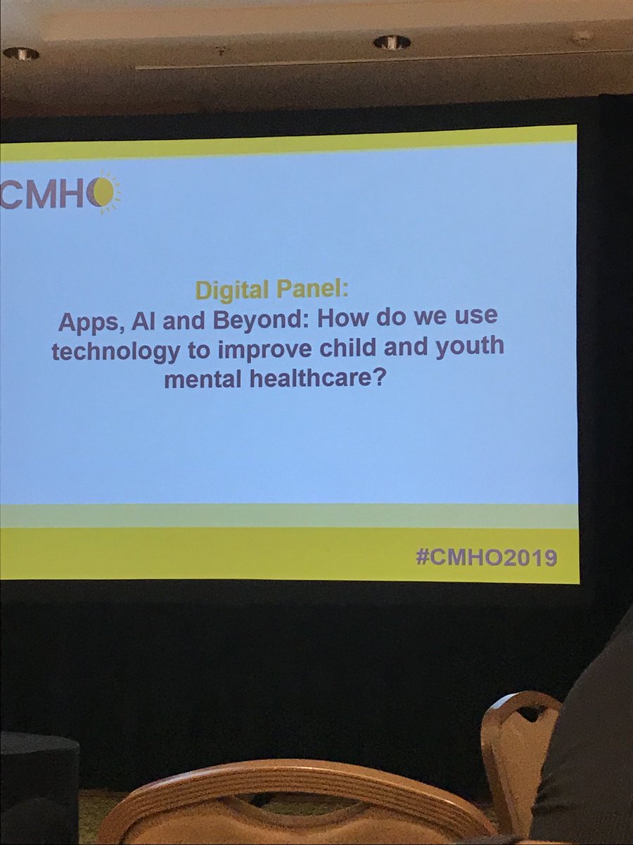 GBrown64's tweet photo. Technology and AI in supporting youth mental health #hereforu #powerofAI #accesstosupport #findinghelp #cmho2019 https://t.co/kTHPP7RHRJ