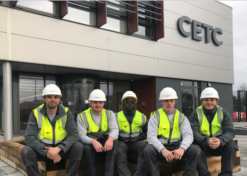 BlanchardWells's tweet photo. The latest Blanchard Wells Structures and Civils Apprentices are learning lots in the brand new CETC building.

If you are interested in an apprenticeship with us, we are taking applications for the March 2020 intake.

Please contact Carole on caroleconnor@blanchardwells.co.uk https://t.co/3uvZQrhPFA