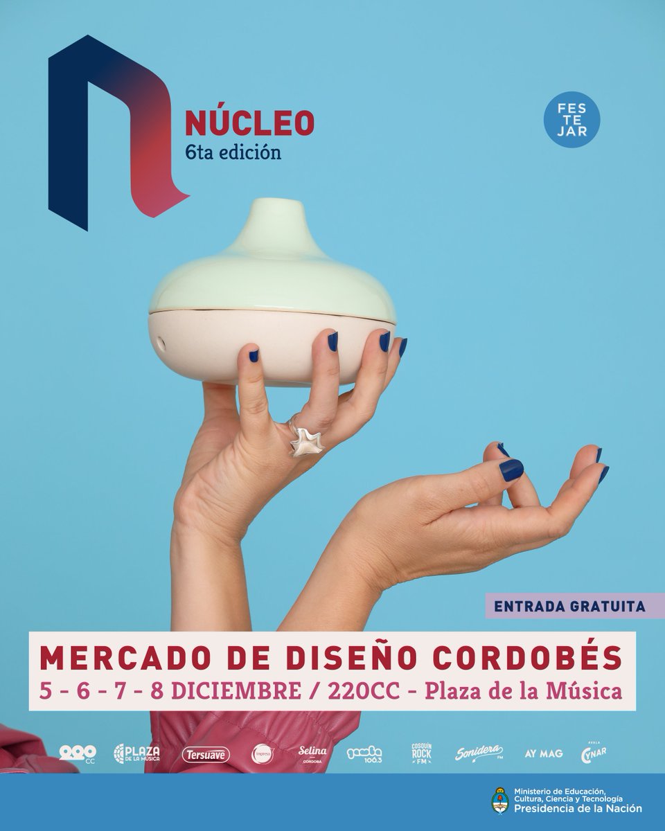 220_CC's tweet photo. Vuelve la feria de diseño más encendida de esta ciudad
🔥👜🔥📒🔥🍶🔥📸
5, 6, 7, 8 DICIEMBRE #Núcleo6 en #220cc
@PlazaDeLaMusica
🎫 ENTRADA LIBRE Y GRATUITA 🌟
Más de 60 marcas de indumentaria, joyería, mobiliario, juguetes, iluminación, objetos, editorial y más. https://t.co/AVzRib8pI5