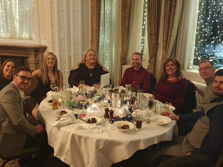 cybertill's tweet photo. Cybertill Christmas Party 2019! 🎅✨🥂 Great night at the @DoubleTreeLIV for the party, some sore heads (and feet) Sunday morning though! 🥴 #christmas2019 #cybertillxmas #xmas2019 #christmasparty #team https://t.co/odrJ7q7sNi