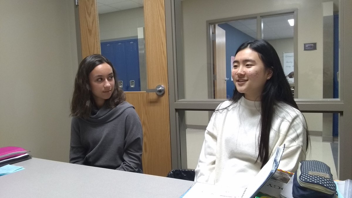 Interviewed two of six foreign exchange students attending Bishop Heelan High School this year.  See story in next @CatholicGlobe  #nwiowacatholic #CatholicGlobe