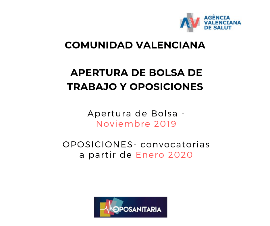 oposanitaria's tweet photo. Novedades bolsa de empleo sanidad comunidad valenciana https://t.co/wpfNzZibHo https://t.co/s8Ya8W5Qlt