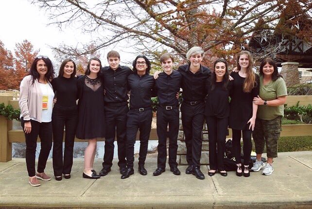 troupe7372's tweet image. #ttsf19 in Dallas was a success! Congrats to our five nationally qualifying IEs, three of which who earned perfect scores. 
And special props to Colin McGarity and Mia Velasquez who mainstaged in front of 8000+ audience members as the top musical duet in Texas!