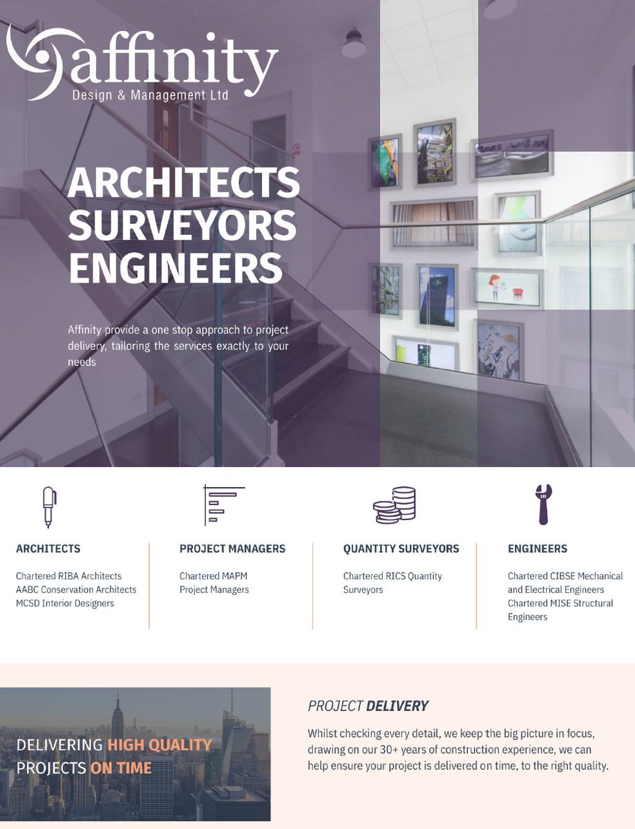 affinitydmltd's tweet photo. @affinitydmltd provide a one stop approach to project delivery, tailoring the services exactly to your needs.  Get in touch with our friendly team on 01782-319956 https://t.co/oQtkJGd1Ok 

#Architects #Surveyors #Engineers https://t.co/9i1icyX2Io