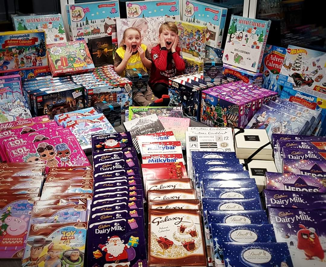 What an amazing array of #adventcalendars we have  collected from our wonderful supporters for #avasadventure 2019! Can't wait to deliver these @RMCH_BMTU @RMCH_Ward84 and Ward 3B @AlderHey 🎄🎅💛#BeThere #alwaysandforava #makingkidssmile
m.facebook.com/story.php?stor…