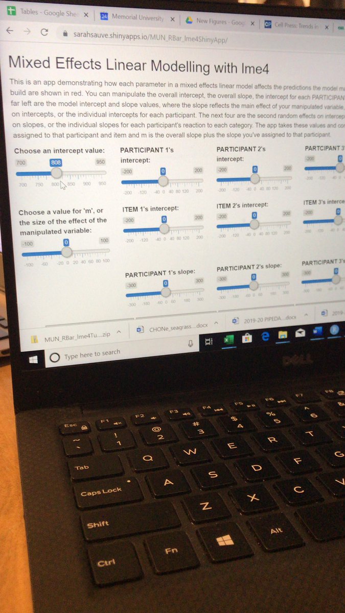 @sarah_sauve made a #shinyapp for <a href="/RBarMUN/">RBarMUN</a> #lme4 tutorial. Super cool!! Material will be available on <a href="/RBarMUN/">RBarMUN</a> website!