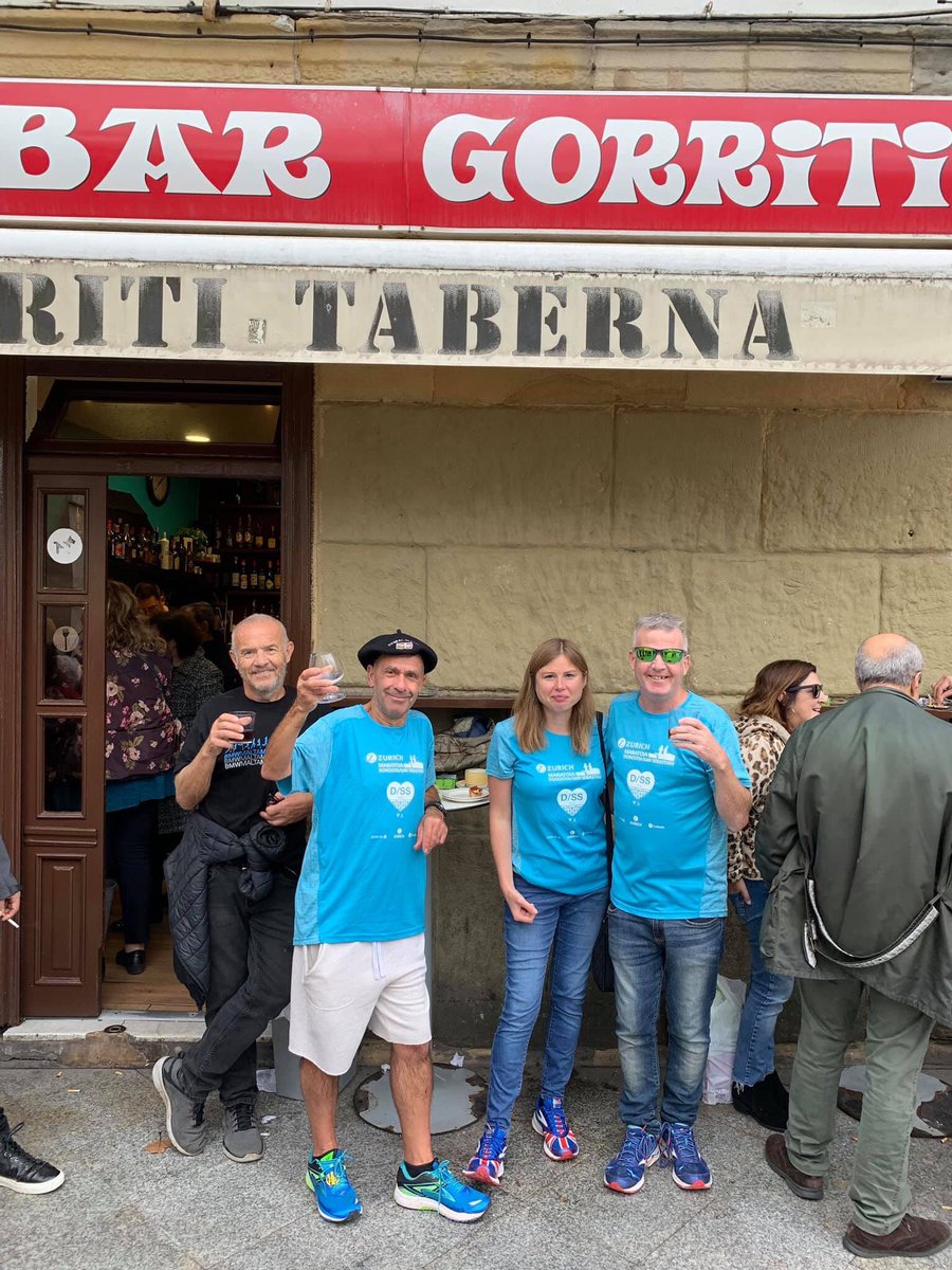 TrailsurferUK's tweet photo. San SebastiΓ‘n has one great marathon and is also a gastronomic delight. Had an amazing time and we will return. #TeamJackMon #100Marathonclub #Imparables #SanSebastianMarathon2019 https://t.co/85EQPdaWSa
