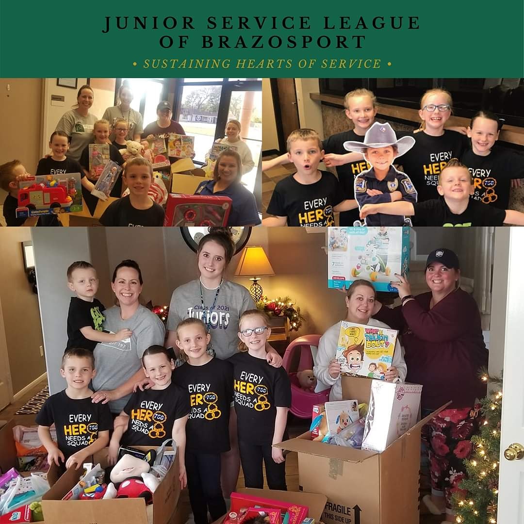 Thank you to our JSL helpers today for helping us deliver goodies to the Blue Santa Programs at the Freeport Police Department - Texas and Clute Police Dept!

#jslbrazosport #community #giveback #theholidays #clute #freeport #brazosport #texas