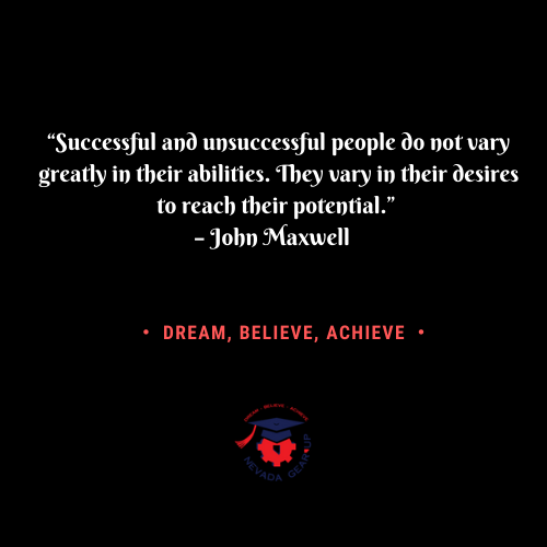 GEARUPUNR's tweet image. “Successful and unsuccessful people do not vary greatly in their abilities. They vary in their desires to reach their potential.” – John Maxwell
#motivationalmonday #GEARUPworks #firstgennv #firstgencenter