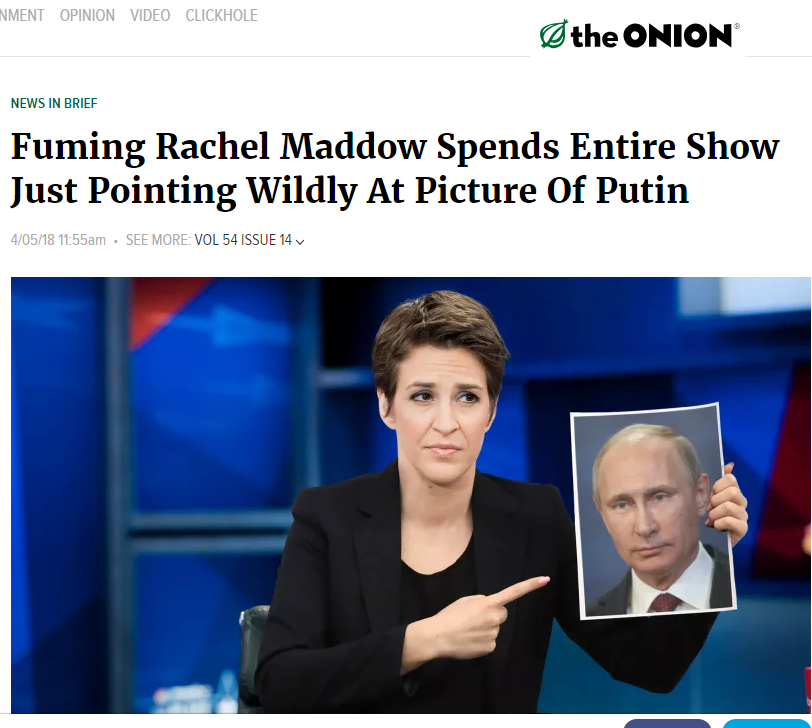 "Rachel Maddow sued for $10 million by One America News in defamation case"  https://www.cbsnews.com/news/rachel-maddow-sued-by-one-america-news-for-10-million-in-defamation-case/