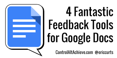 Four Fantastic Feedback Tools for Google Docs controlaltachieve.com/2016/09/docs-f…
#edtech