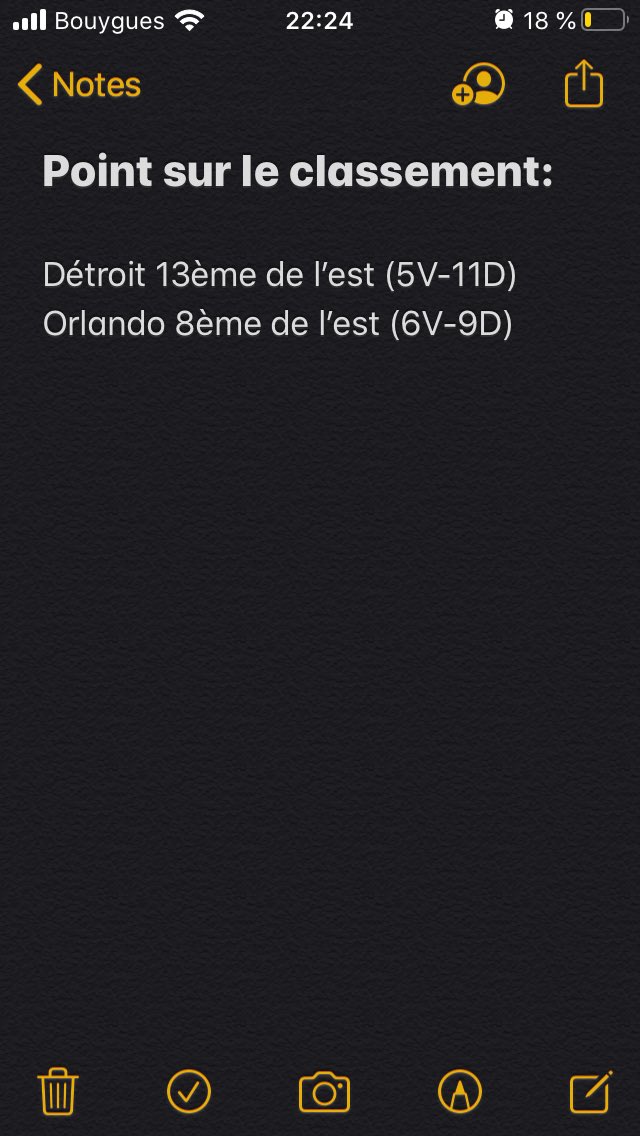 USProno2's tweet photo. Détroit - Orlando:

Match important au Little Caesars Arena de Detroit, les Pistons pourrait enfin lancer leur saison face à un Magic diminué avec les Absences des deux intérieurs titulaire, Gordon et Vucevic. 

#NBA #Actu #ActuNBA https://t.co/DZI7mUMJvg
