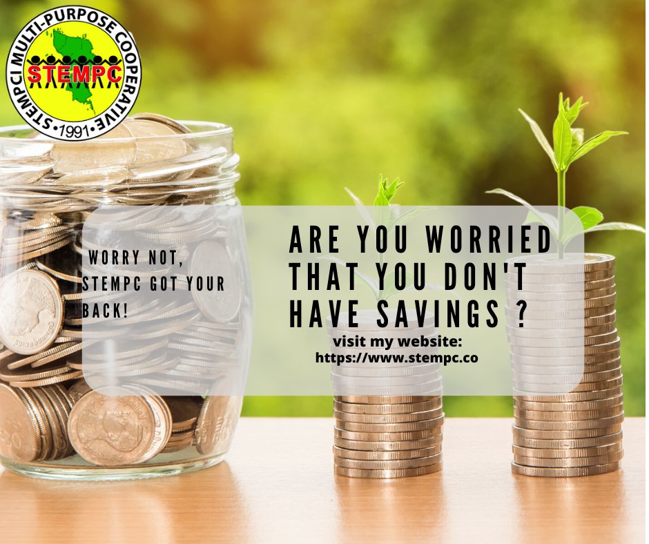 stempccoop's tweet image. Are you worried that you don't have savings because of your loan?
Worry not, STEMPC got your back.
In every loan you pay monthly, we guarantee that you also have a savings account that you can use in the future.
#STEMPC #loan #savings #keyofyourfuture