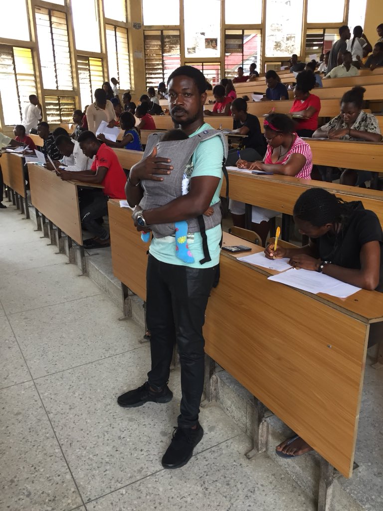 fredstashazashi's tweet photo. So one of my students with twins had statistics exams today and I know how stressful it could be writing exams and babysitting, so I took the babysitting responsibility till she was through with the paper. https://t.co/Kz0ZG09Ffu