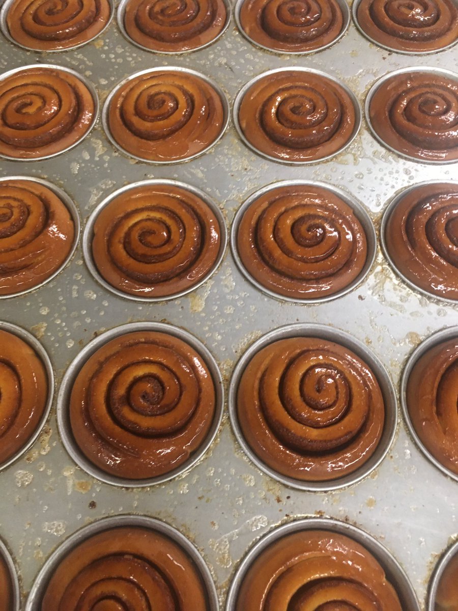 We saw these at our friends and neighbours <a href="/WelbeckBakers/">Mark Garry</a>. Who doesn’t love a cinnamon bun?