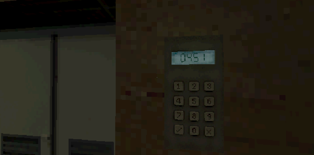 AiteachGames's tweet photo. is it even a real horror game if there isn't a keypad that unlocks something? https://t.co/OYb0TuT0Hw