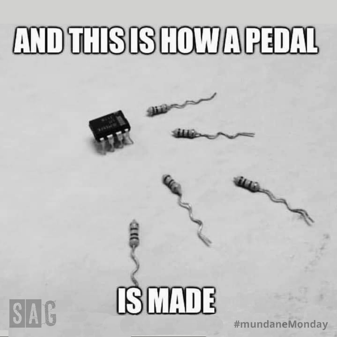 If you've ever wondered how the best pedals are made, they come from a line of thoroughbred pedals to deliver only the best sounds for the satisfaction of guitarists around the globe #guitarpedals #saguitarist #guitarhumour #sabands #samusic #gearreviews #guitarists