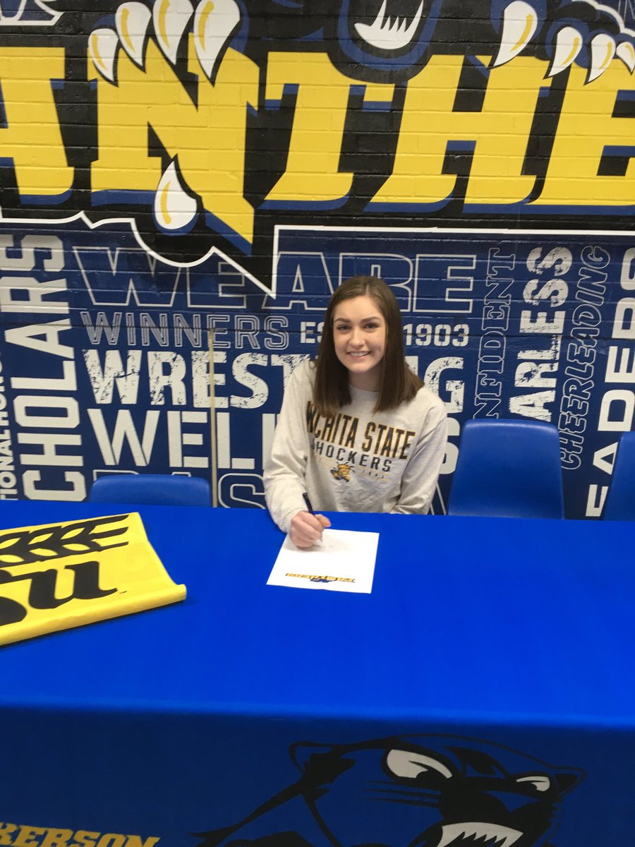 AD_Nickerson's tweet photo. Congratulations to Cyra Kelley for signing with Wichita State to play volleyball. https://t.co/m3xYK5rxXh