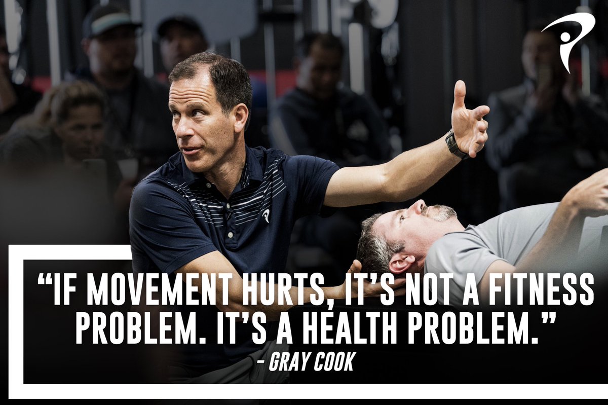 MyTPI's tweet photo. Don’t bring a fitness solution to a health problem.

🗣: @graycookPT @FunctionalMvmt https://t.co/ThbX5nMy0E