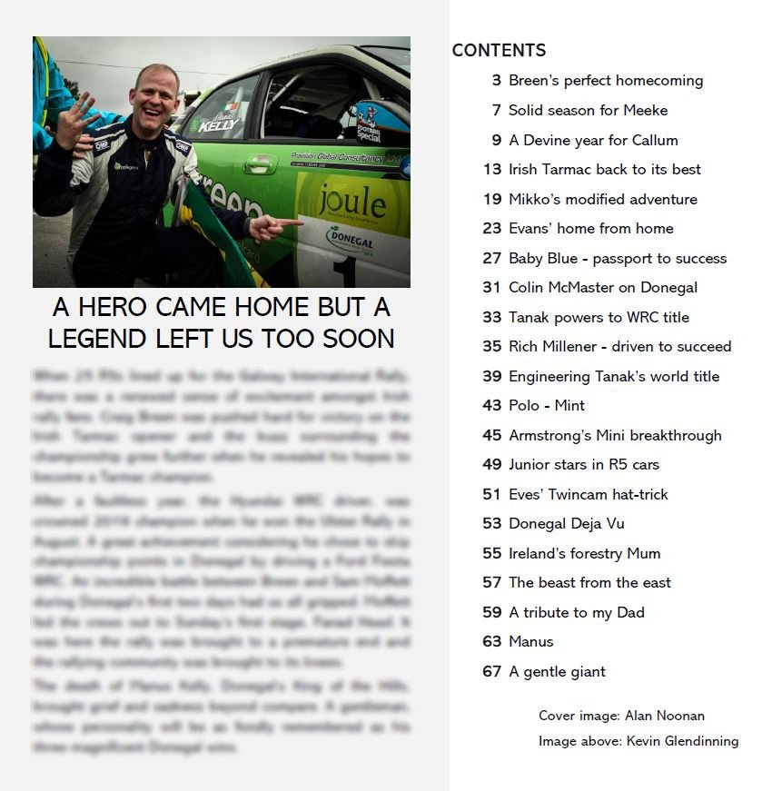 rallyinsight's tweet photo. FINAL CALL

This is your final chance to guarantee a copy of the 2019 Irish Rallying Yearbook. I am currently finalising the number of copies to print with the manufacturer.

Please contact Rally Insight on Facebook, Twitter or by email at rallyinsight@gmail.com https://t.co/MU1op4PJ9q