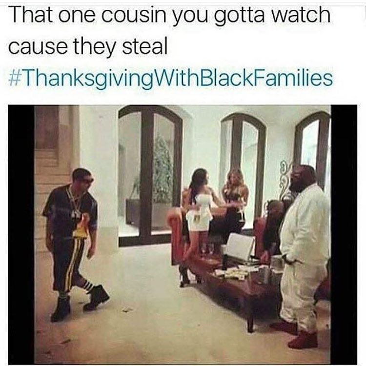 #ThanksgivingWithBlackFamilies. 