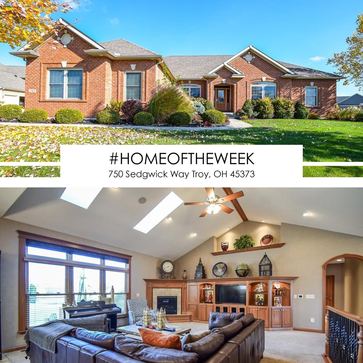 homewithcb's tweet photo. #HomeoftheWeek is this beautiful ranch home with 3 car garage, listed by Laurie Johnson and featured in the most recent Dayton Daily News #HomesPlus. See more photos here: https://t.co/7TELczG7z7 https://t.co/CWHL0cFvjM