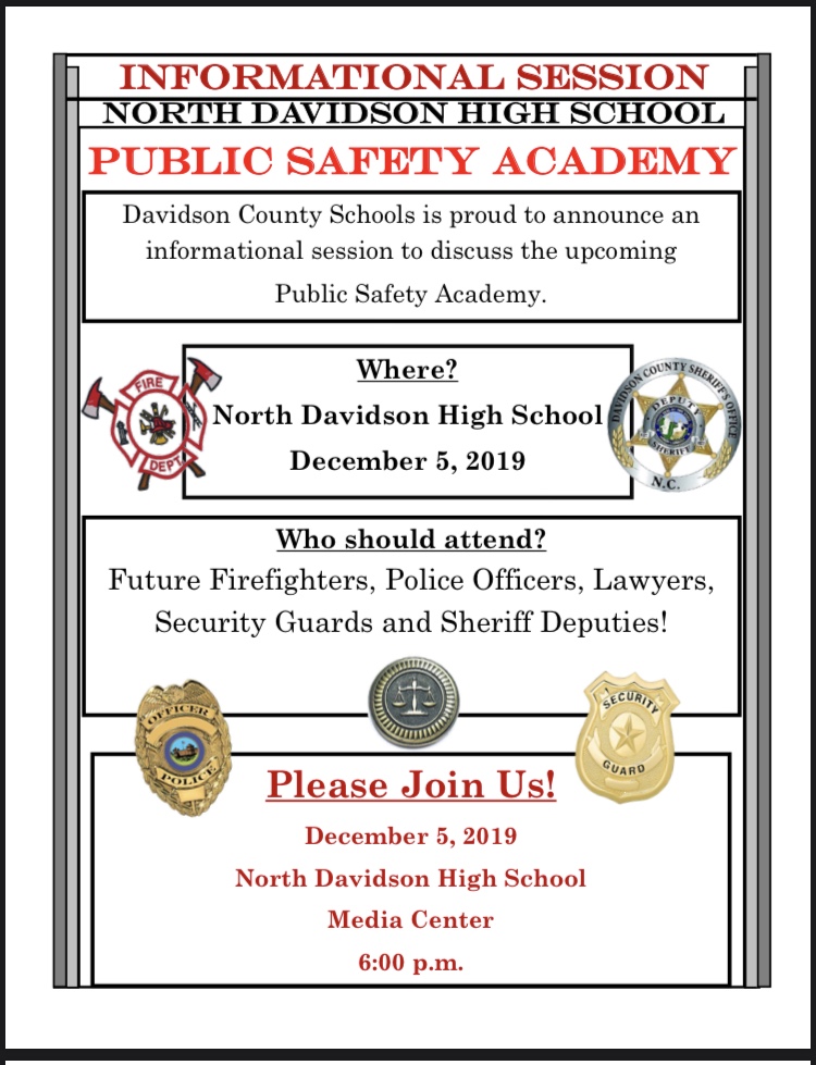 MidwayFireSt86's tweet photo. There will be two informational sessions on the Public Safety Academy. You Do Not Have To be a student at these schools to attend the academy. Details are in the photos attached. If you’re a student or know one who’s interested in this have then speak with their admins. #NcFire https://t.co/t4fS0gLcpF
