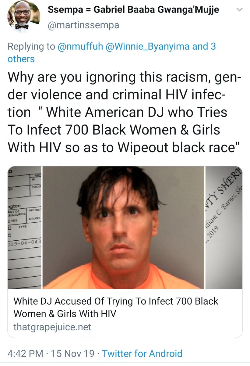 Why is  @Winnie_Byanyima and  @UNAIDS saying absolutely nothing on this tragedy? I wrote to them two weeks back but there is NO response. Why is the wider HIV who talk a lot about human rights absolutely quite? This fits in the  #16DaysofActivism2019. Why is this being ignored!