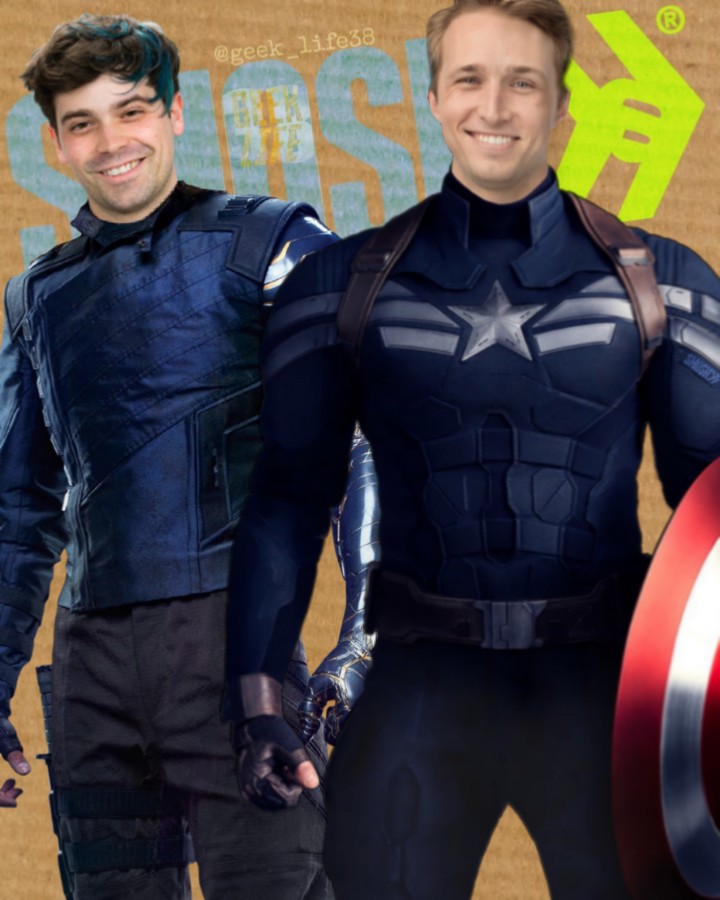 geek_life38's tweet photo. Captain Shayne Topp and Damien Haas, the Weebster Soldier.
#ShayneTopp #CourtneyFreakingMiller #DamienHaas #ToxiciTea #MushroomClout #CaptainAmerica #WinterSoldier #InfinityWar #Endgame #Smosh #Marvel #MarvelComics #MarvelStudios #MCU #FanArt #SmoshFanArt #MySmoshFanArt https://t.co/WlY4zKyMJ9