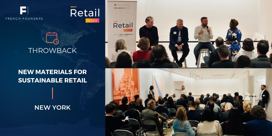 Frenchfounders's tweet photo. [🇺🇸#NYC] Retour en images sur le dernier évènement du #RetailClub, "New Materials for #Sustainable Retail", qui s'est tenu cette semaine à Manhattan avec Burak Cakmak, Tessie Petion, Marty Hurwitz et Oskar Metsavaht.

Next events 👉 https://t.co/Ek05QwNOST https://t.co/WjbRyYpCi1