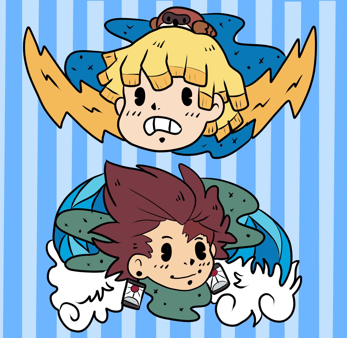 StudioWolfie's tweet photo. Working on making Enamel Pins as I hopefully do my very first artist ally by next year :]

This are just ruff color and line as I working on the clean version :]

#enamelpin #wip #art #fanart #DemonSlayer #inosuke #zenitsu #tenjiro #nezuko https://t.co/zBOSKq4HqE