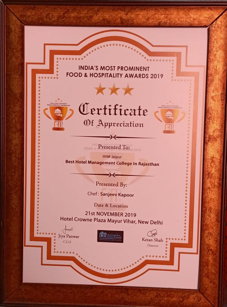 Khushbu IIHM (@khushbuiihm) on Twitter photo Proud to be Iihmite ...
Iihm receives award for best hotel management college in India at food & hospitality awards 2019 by chef sanjeev kapoor..😁😀
#iihmjaipur #hospitalityrocks
#foodfood #iihmhotelschool
#cheflife #cheftable
#foodphotography
<a href="/ajitfnb/">Ajit Singh</a> <a href="/AADirIIHMDELHI/">Abdullah Ahmed</a> Proud to be Iihmite ...
Iihm receives award for best hotel management college in India at food & hospitality awards 2019 by chef sanjeev kapoor..😁😀
#iihmjaipur #hospitalityrocks
#foodfood #iihmhotelschool
#cheflife #cheftable
#foodphotography
<a href="/ajitfnb/">Ajit Singh</a> <a href="/AADirIIHMDELHI/">Abdullah Ahmed</a>