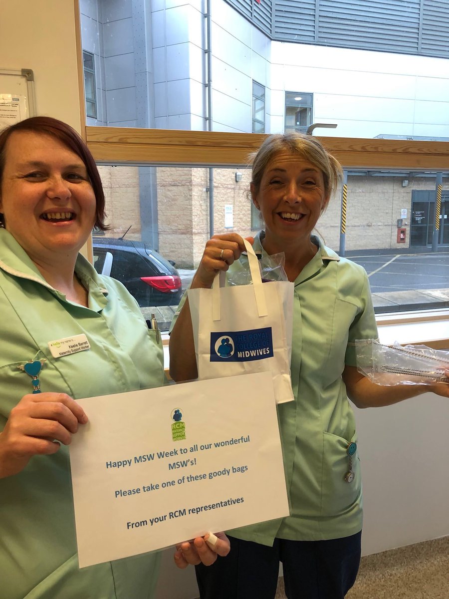 Today marks the start of #MSWweek! A week for us to celebrate these incredibly valuable and compassionate  midwifery support workers who we work beside ☺️ #RCM #RoyalCollegeofMidwives #MidwifeSupportWorker #Thankyou