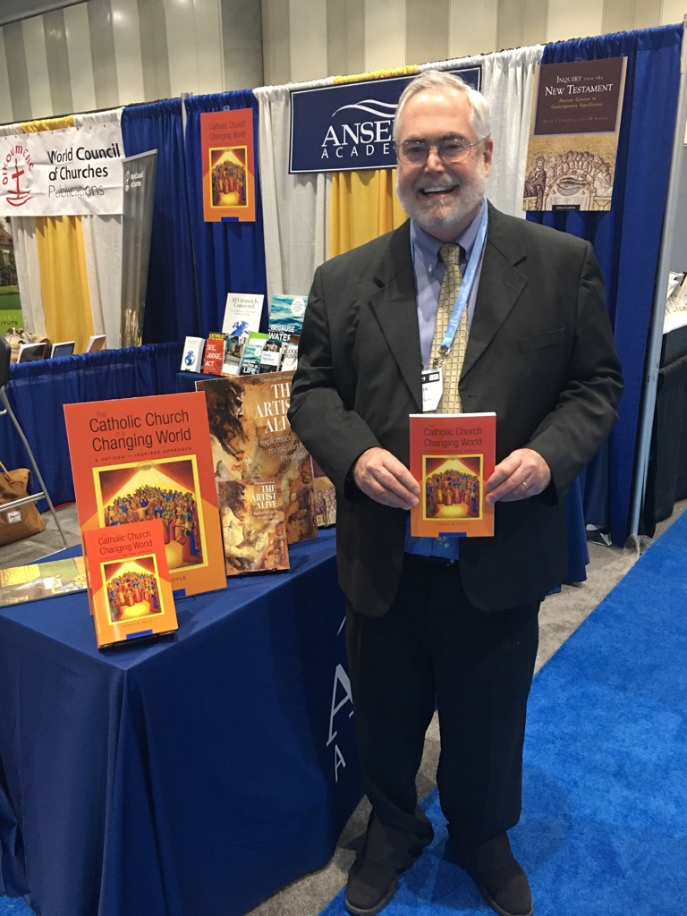 DoctorYount's tweet photo. A shout out to @ddoyle16 and his new book! Spotted at the @AnselmAcademic book display #aarsbl19 @CTStheology https://t.co/JJI80mbAGK