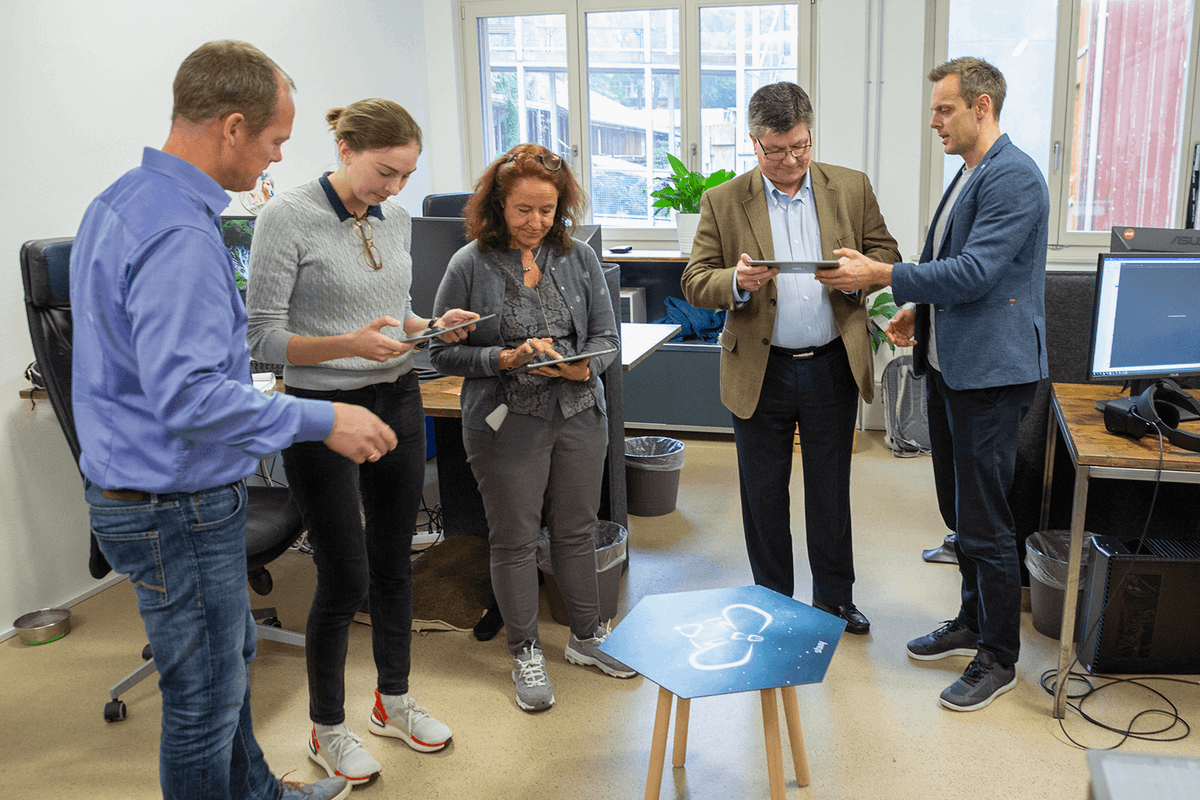 The whole admin staff of <a href="/CBSETweet/">CBS Executive</a> (Copenhagen Business School, Executive Education - Scandinavia’s no. 1 business school) visited us on their study trip for a workshop. We discussed how to use gamification/AR/VR in educational experiences and showcased some of our projects.
