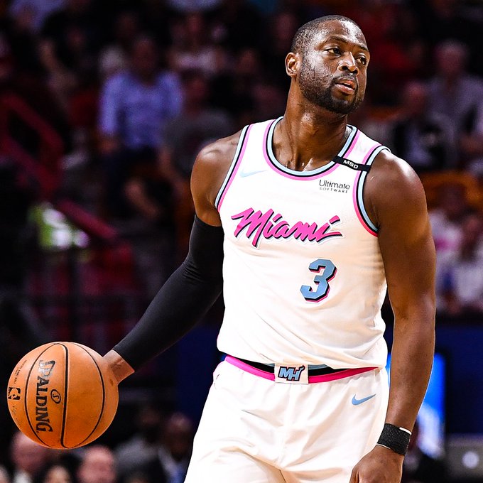 Dwyane Wade Miami Heat 2017-18 City Edition Jersey