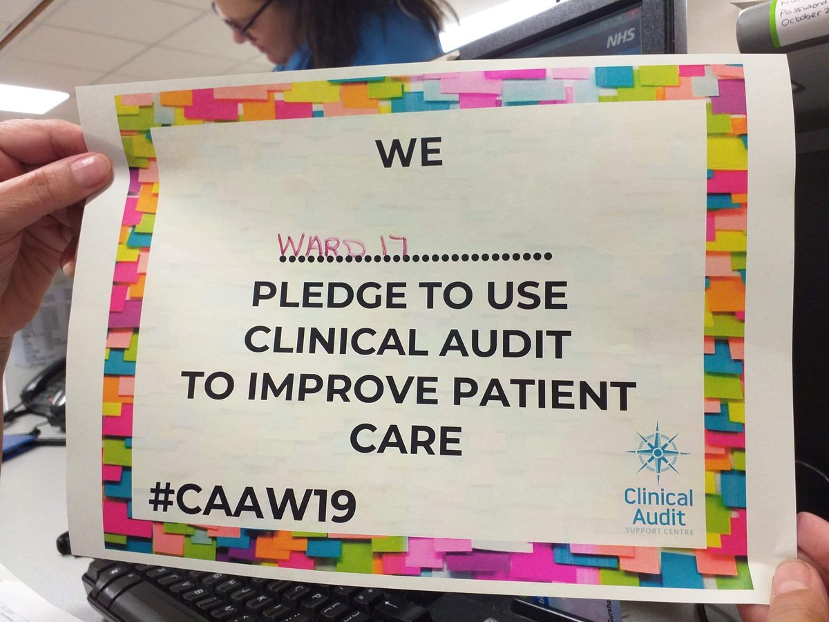 WalsallCAE's tweet photo. The fantastic @17Respiratory joining the audit pledge train .. #CAAW19 https://t.co/SI1XcGuPC9