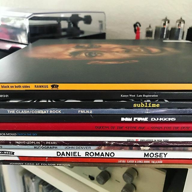 GeekingOnMusic's tweet photo. The #weekendwaxstack. Any favorites in there? #nowspinning #vinyl #musicissacred https://t.co/FQn9PIbm4W https://t.co/T3P8jgqiaT