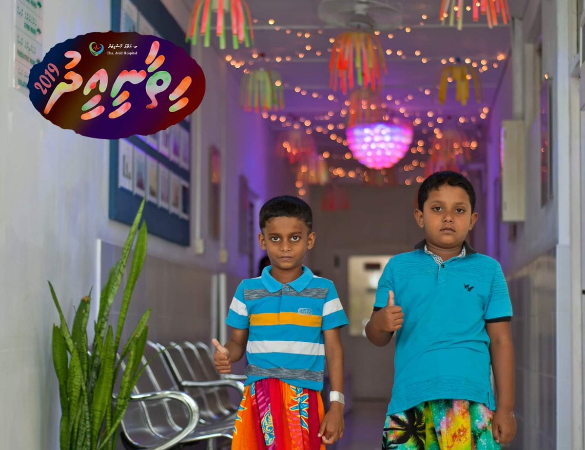 ThaHospital's tweet photo. Tha. Atoll Hospital ge Khithaanee Eid 2019 feshigen kuriah dhanee. https://t.co/nZzHrJ8d8A